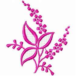 Flowers And Tree Embroidery Design 11 Flowers And Tree Embroidery Design 11